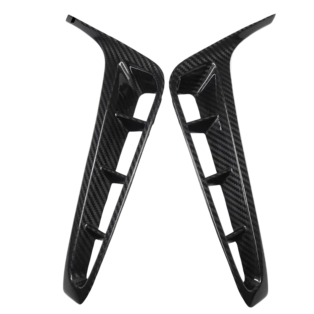 2023–2025 Chevrolet Corvette C8 Z06 / E-Ray Carbon Fiber Rear Bumper Side Vent Covers
