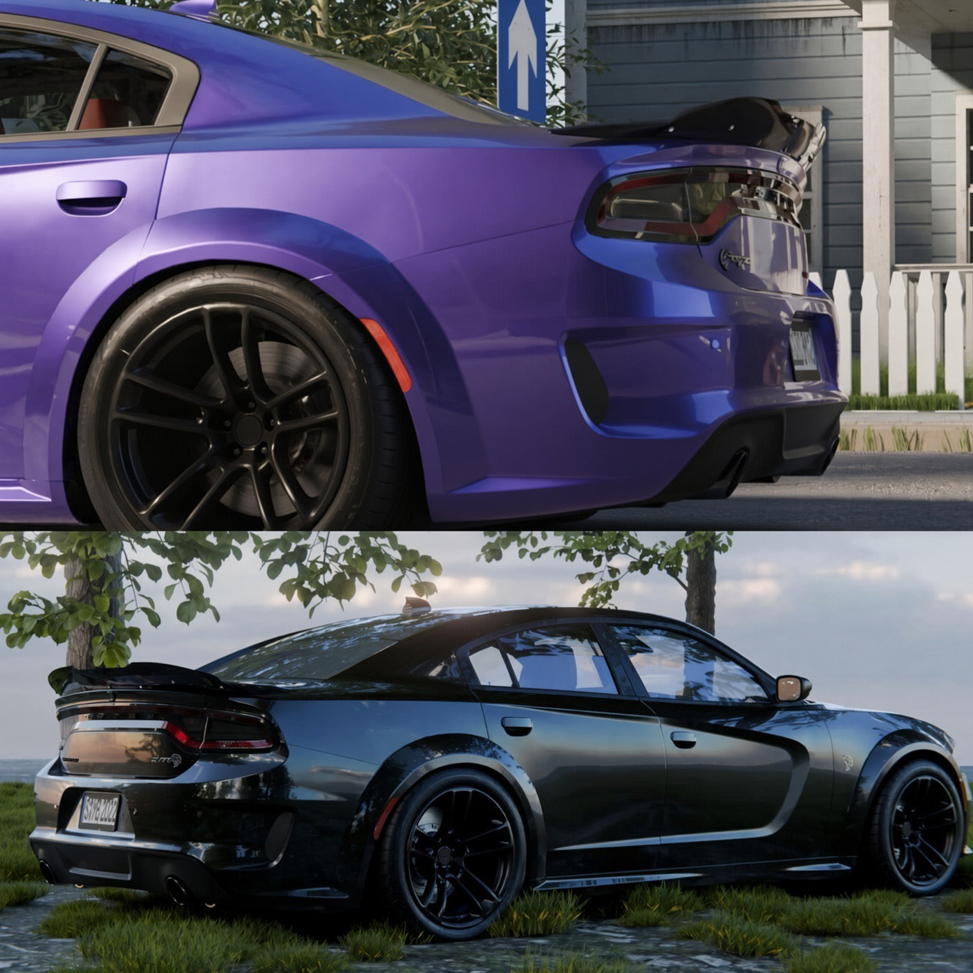 2011–2023 Dodge Charger Gloss Black Rear Spoiler