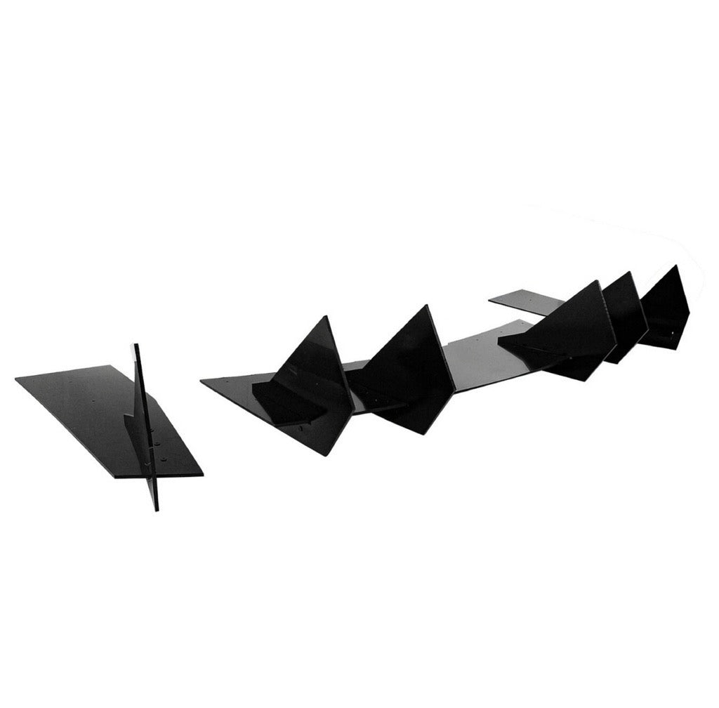 AAD V2 STYLE SHARK FIN REAR DIFFUSER - FORD MUSTANG (2024–2026)