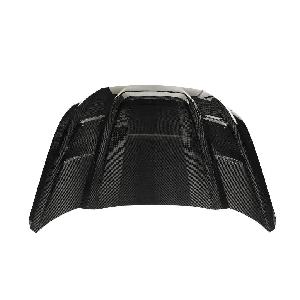 TERMINATOR STYLE CARBON FIBER HOOD - FORD MUSTANG GT (2024+)