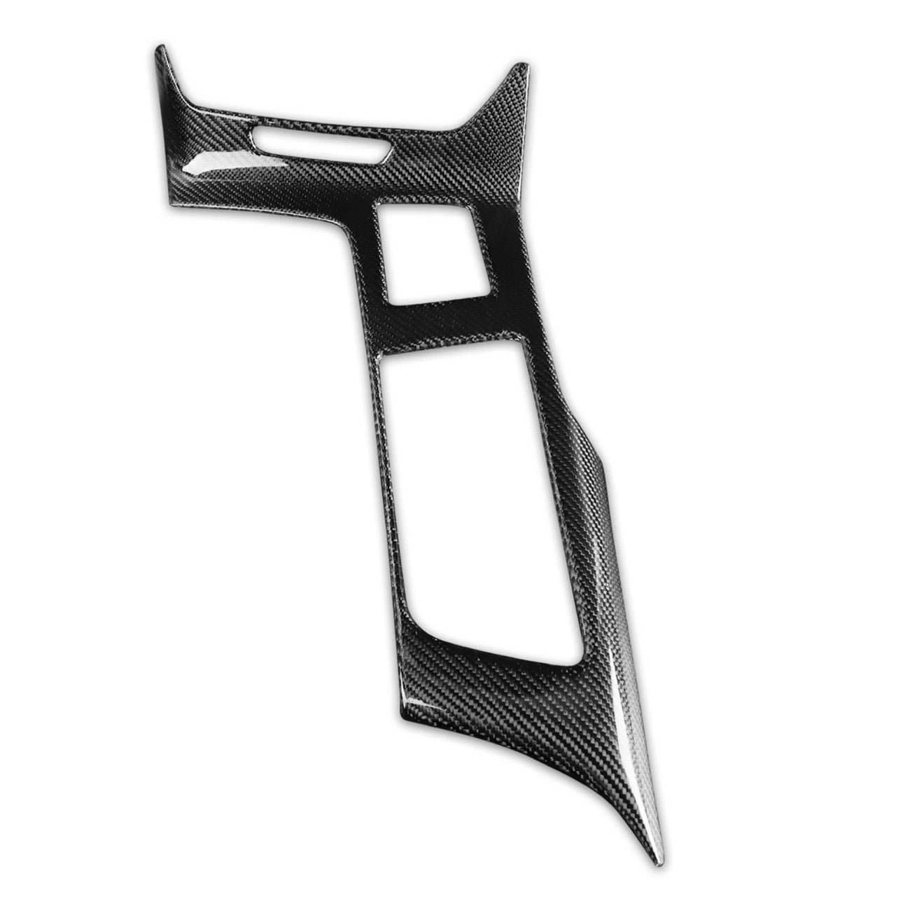 CARBON FIBER CENTER CONSOLE PANEL TRIM COVER FRAME - CHEVROLET CORVETTE C7 (2014–2019)