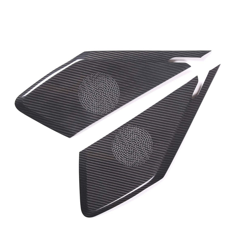 Chevrolet Corvette C8 Carbon Fiber Door Speaker Trim Covers
