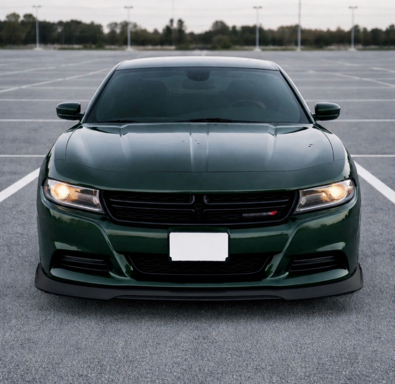 MAXTON DESIGN 3PCS FRONT LIP SPLITTER - DODGE CHARGER SE / SXT / RT (2015–2023)
