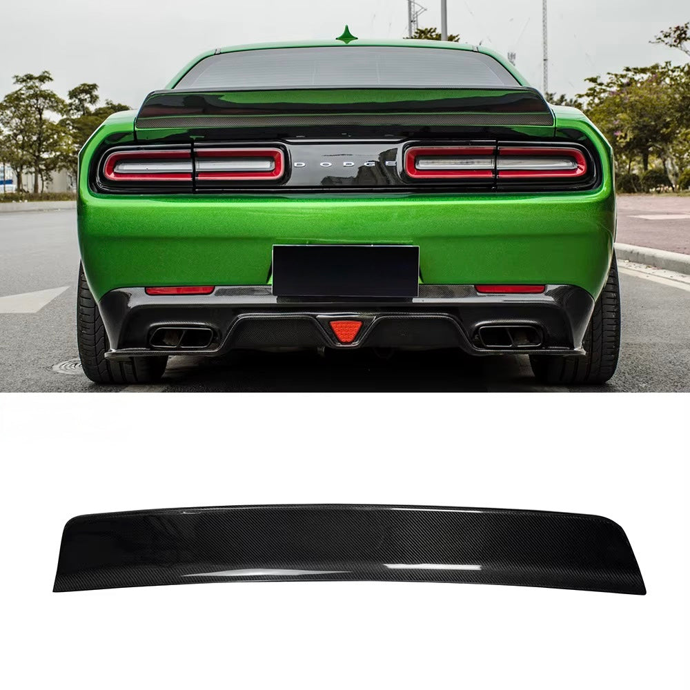 Carbon Creations Style Carbon Fiber One-Piece Rear Wing Spoiler – Dodge Challenger (2015–2023)