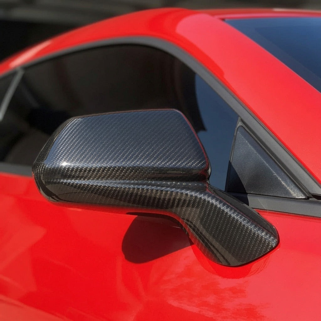 CARBON FIBER MIRROR COVERS - CHEVROLET CAMARO (2016–2024)