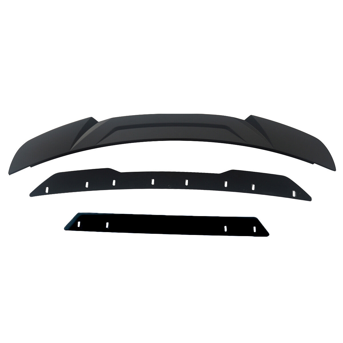 HIGH KICK WICKERBILL STYLE REAR SPOILER SATIN BLACK - FORD MUSTANG (2015–2023)