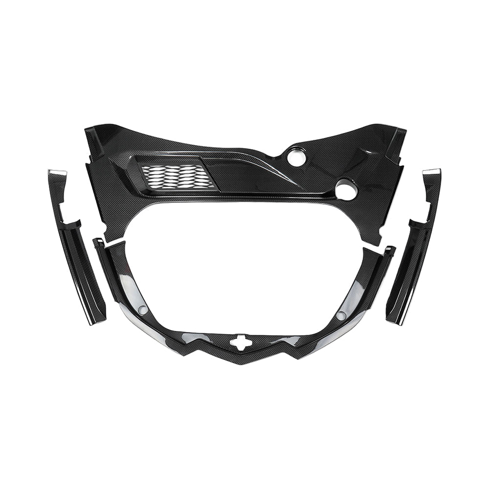 2020+ Chevrolet Corvette C8 Carbon Fiber Front Trunk (Frunk) Replacement Trim Panels