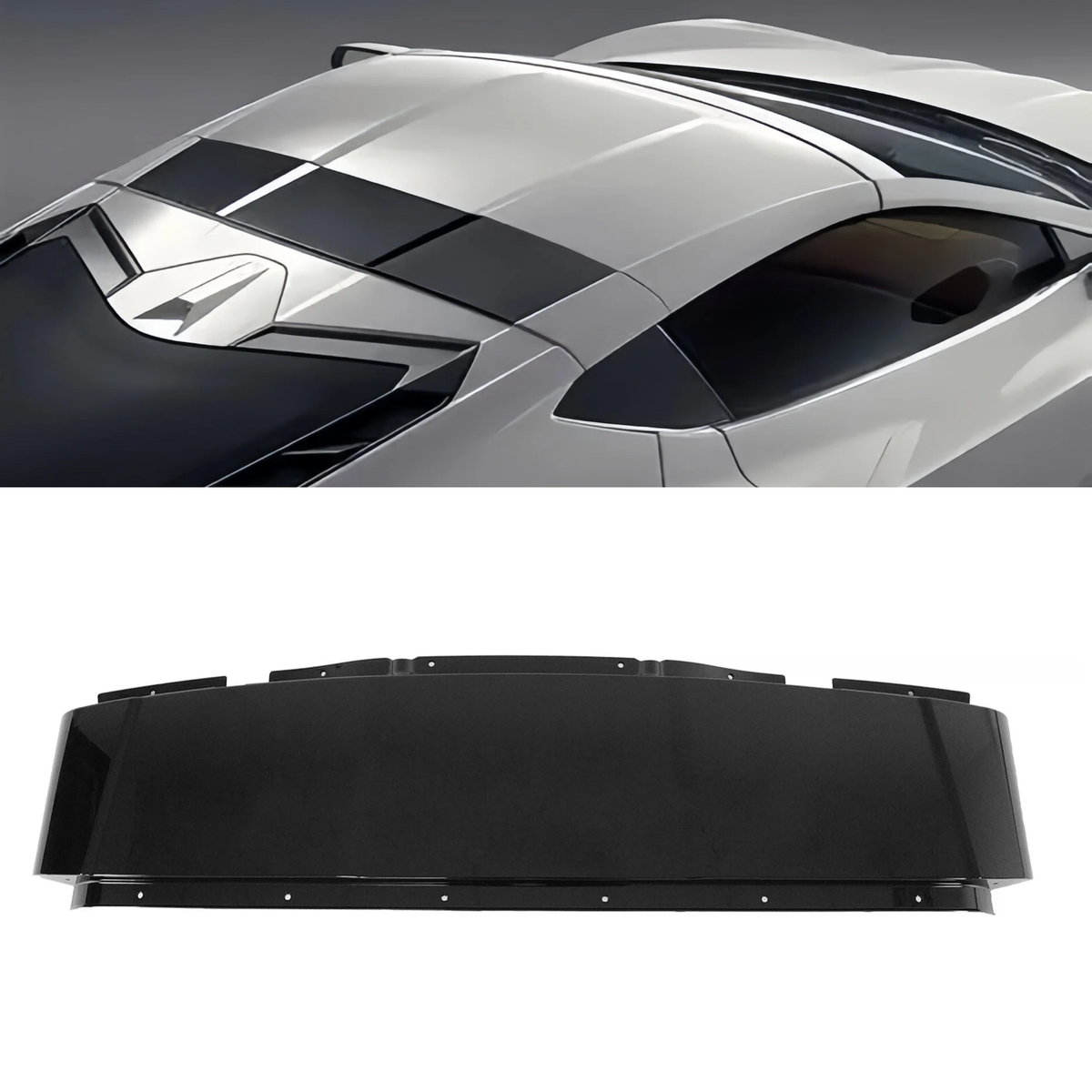 AAD STYLE UPPER ROOF B-PILLAR TRIM - CHEVROLET CORVETTE C8 STINGRAY (2020–2026)