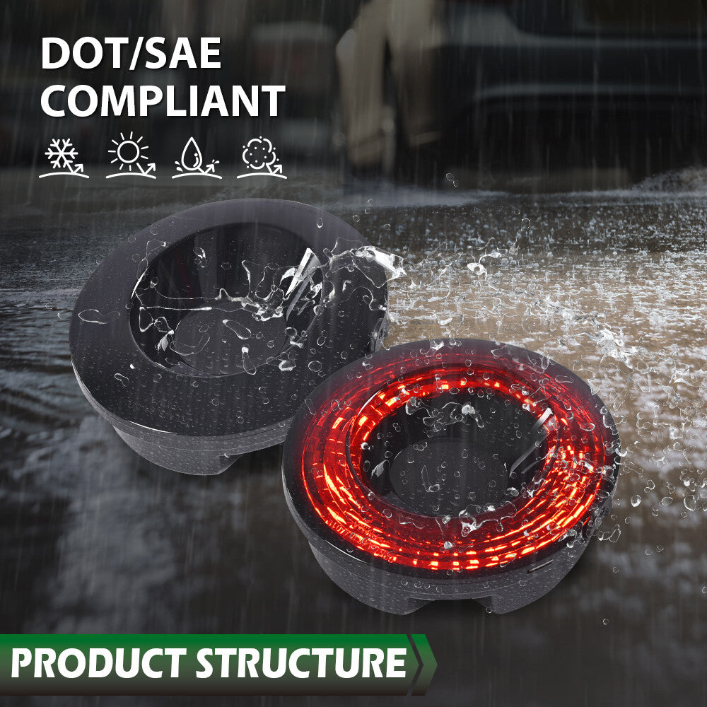 BRIGHT LED TAIL LIGHTS - CORVETTE C6 COUPE (2005–2013)