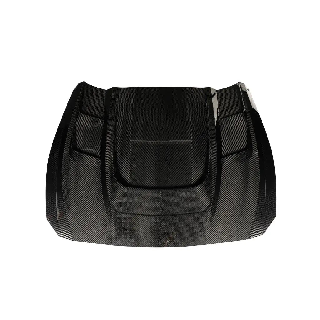 TERMINATOR STYLE CARBON FIBER HOOD - FORD MUSTANG GT (2024+)