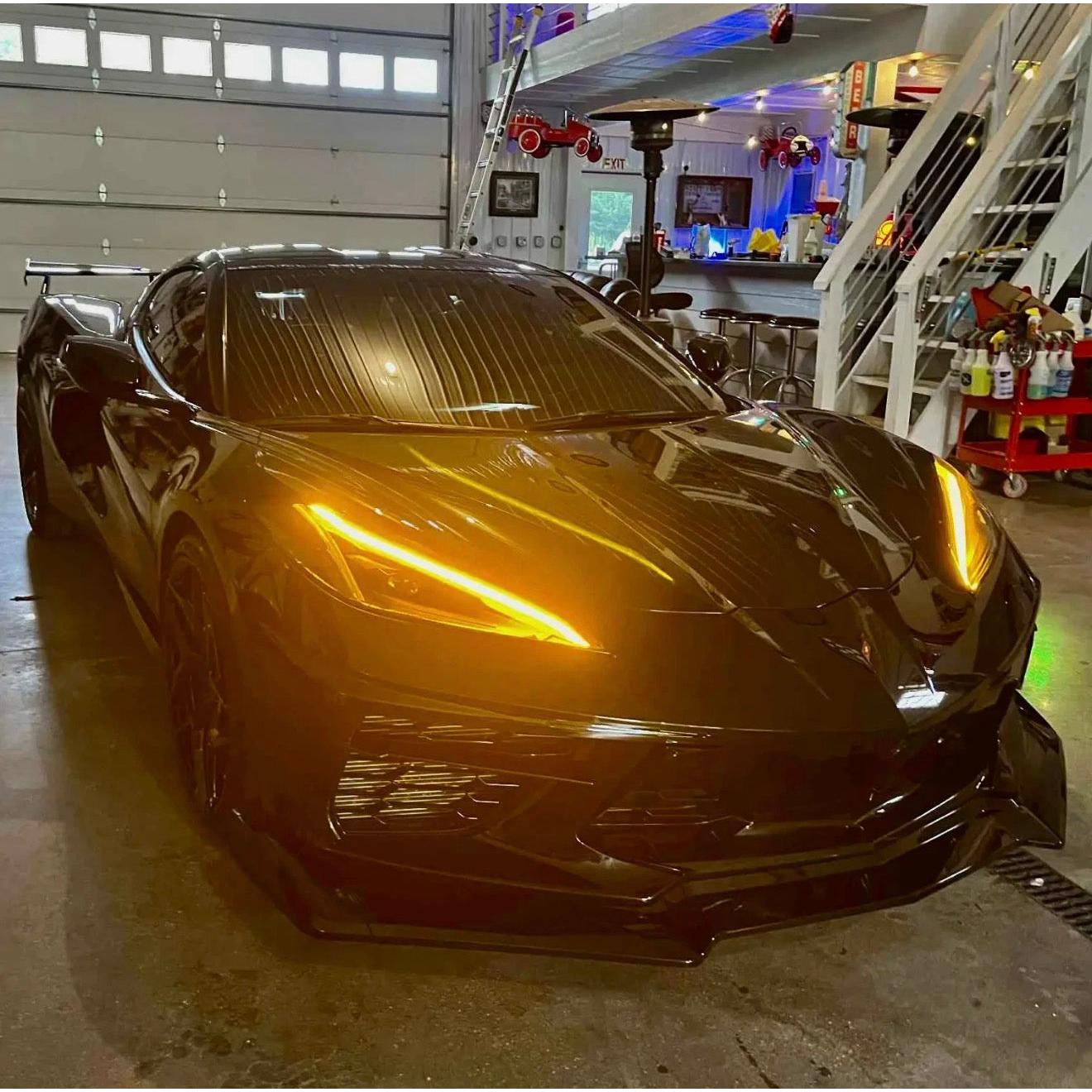 2020–2026 Chevrolet Corvette C8 Amber DRL Switchback Kit