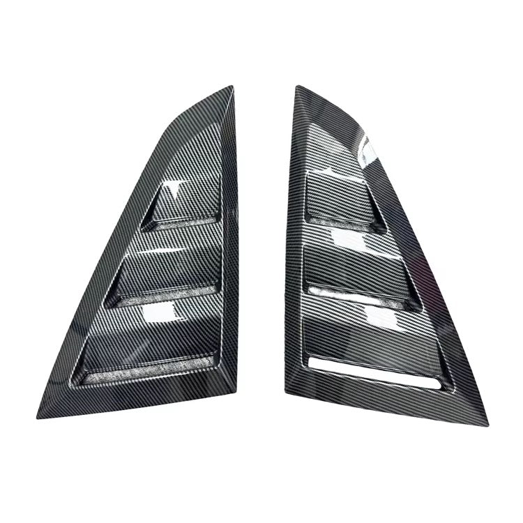 CARBON FIBER SIDE QUARTER WINDOW LOUVER COVERS - FORD MUSTANG S650 (2024+)