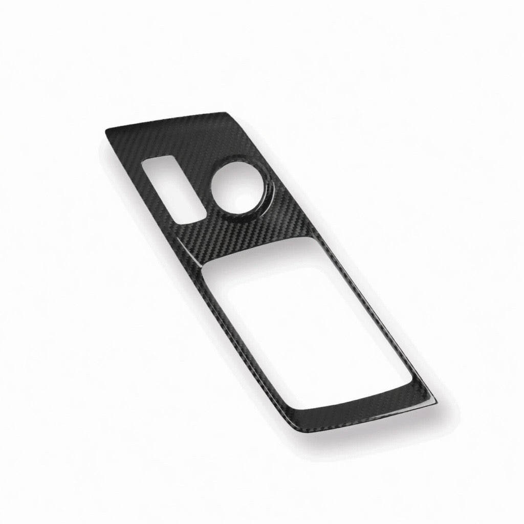 CARBON FIBER CENTRAL GEAR SHIFT PANEL TRIM COVER - CHEVROLET CORVETTE C7 (2014–2019)
