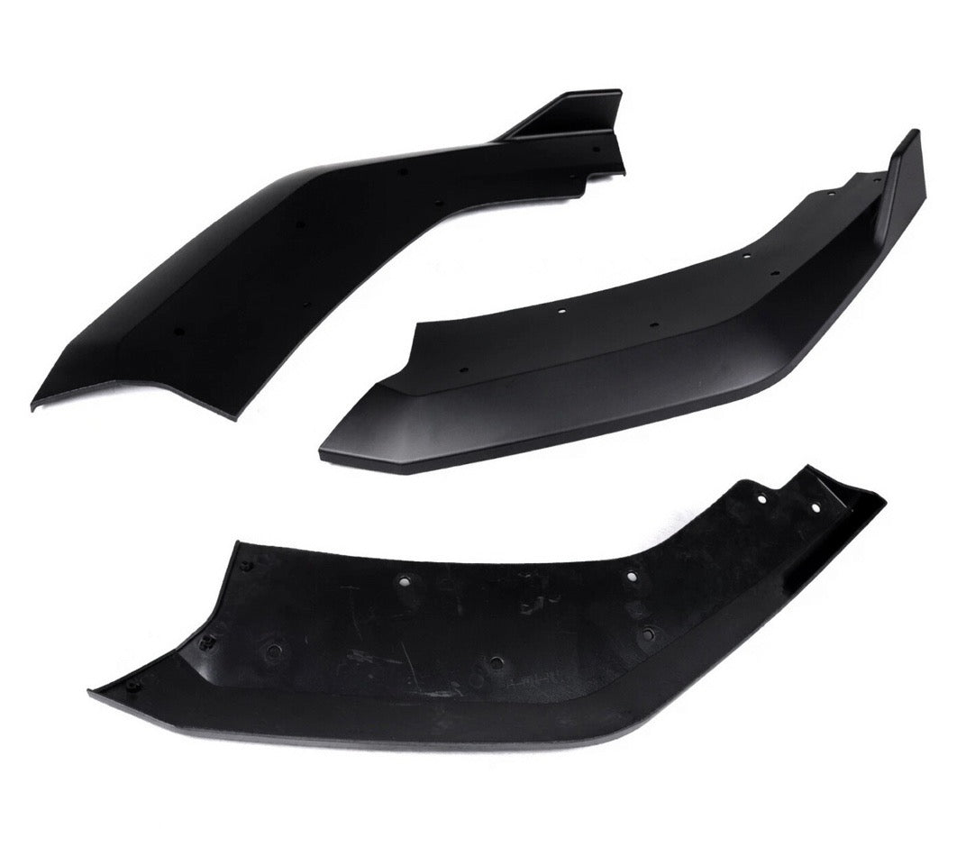 GT STYLE MATTE BLACK FRONT BUMPER LIP SPLITTER - FORD MUSTANG DARK HORSE (2024–2026)