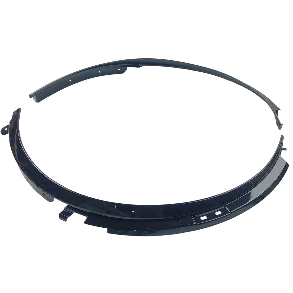GLOSS BLACK FRONT WHEEL FENDER FLARES KIT – CORVETTE C7 2014–2019