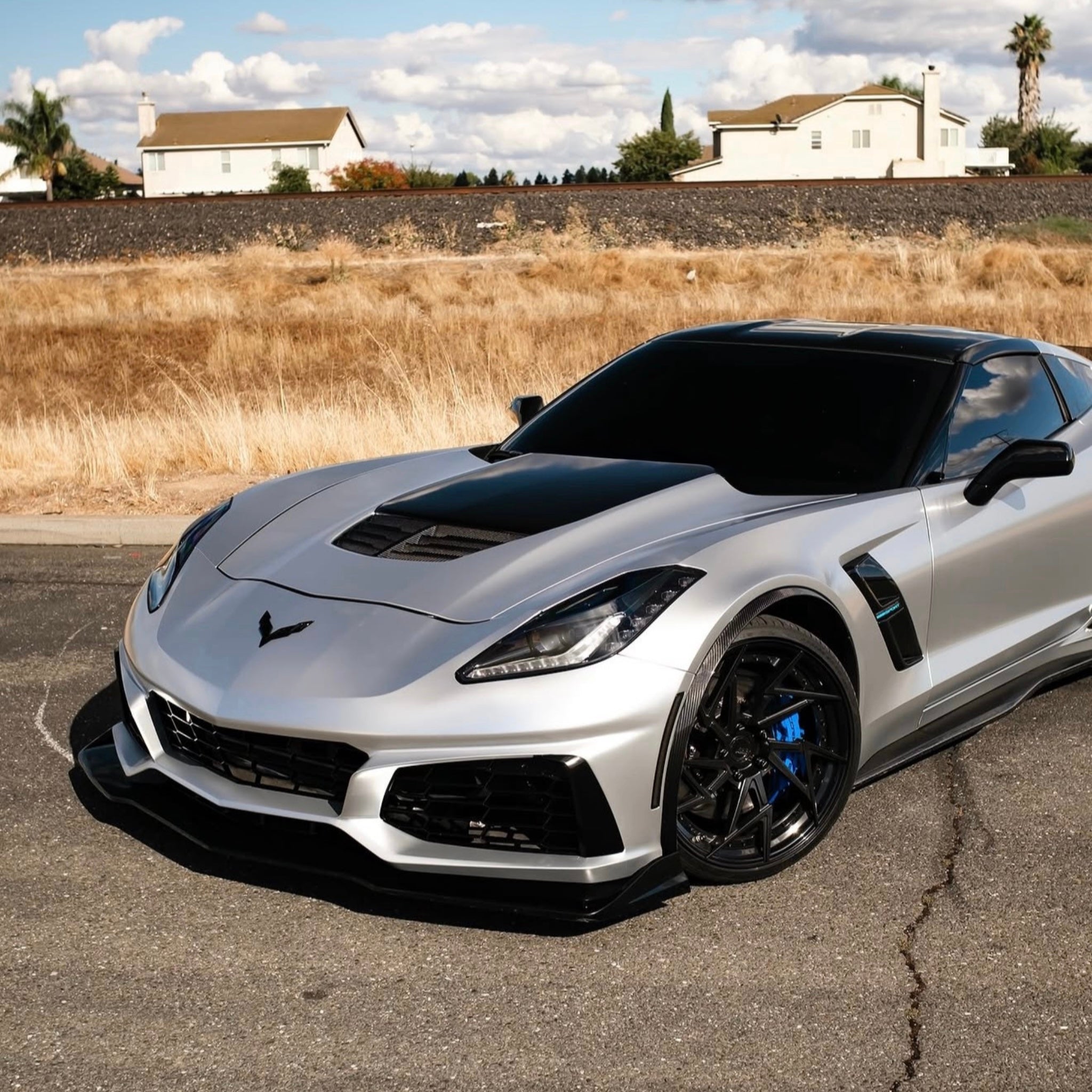 AAD ZR1 TRACK PACKAGE FRONT BUMPER CONVERSION FULL KIT - CHEVROLET CORVETTE C7 (2014–2019)
