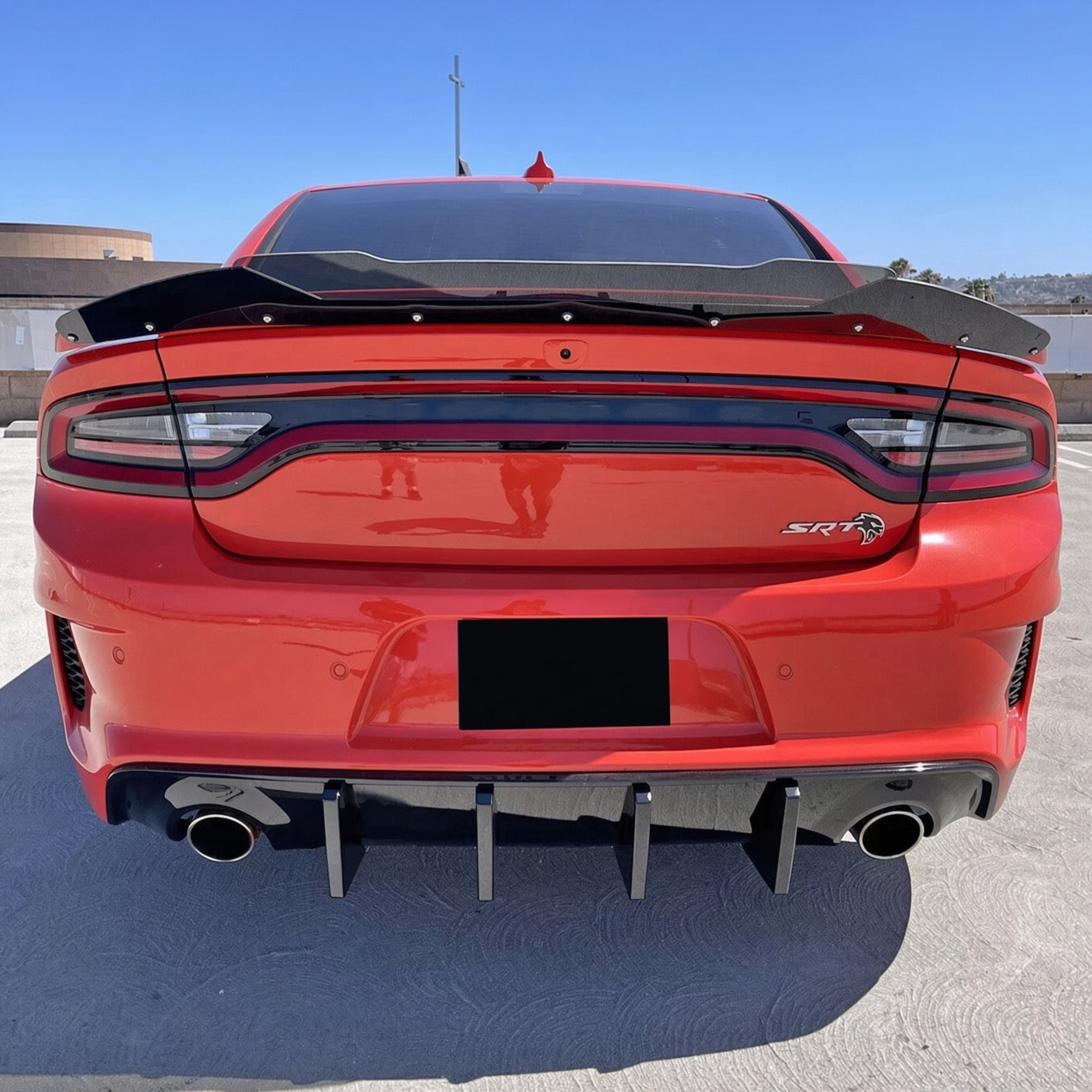 SRT Style ABS Gloss Black Trunk Wing Spoiler – Dodge Charger (2015–2023)