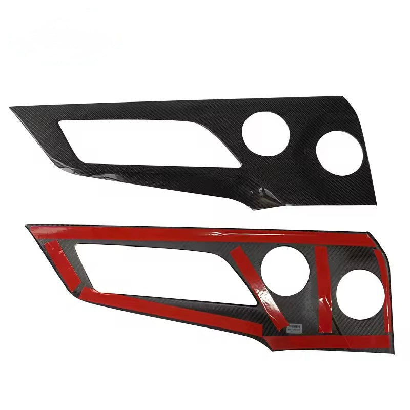 CARBON FIBER DOOR HANDLE & SPEAKER PANEL TRIM COVERS - FORD MUSTANG (2024+)