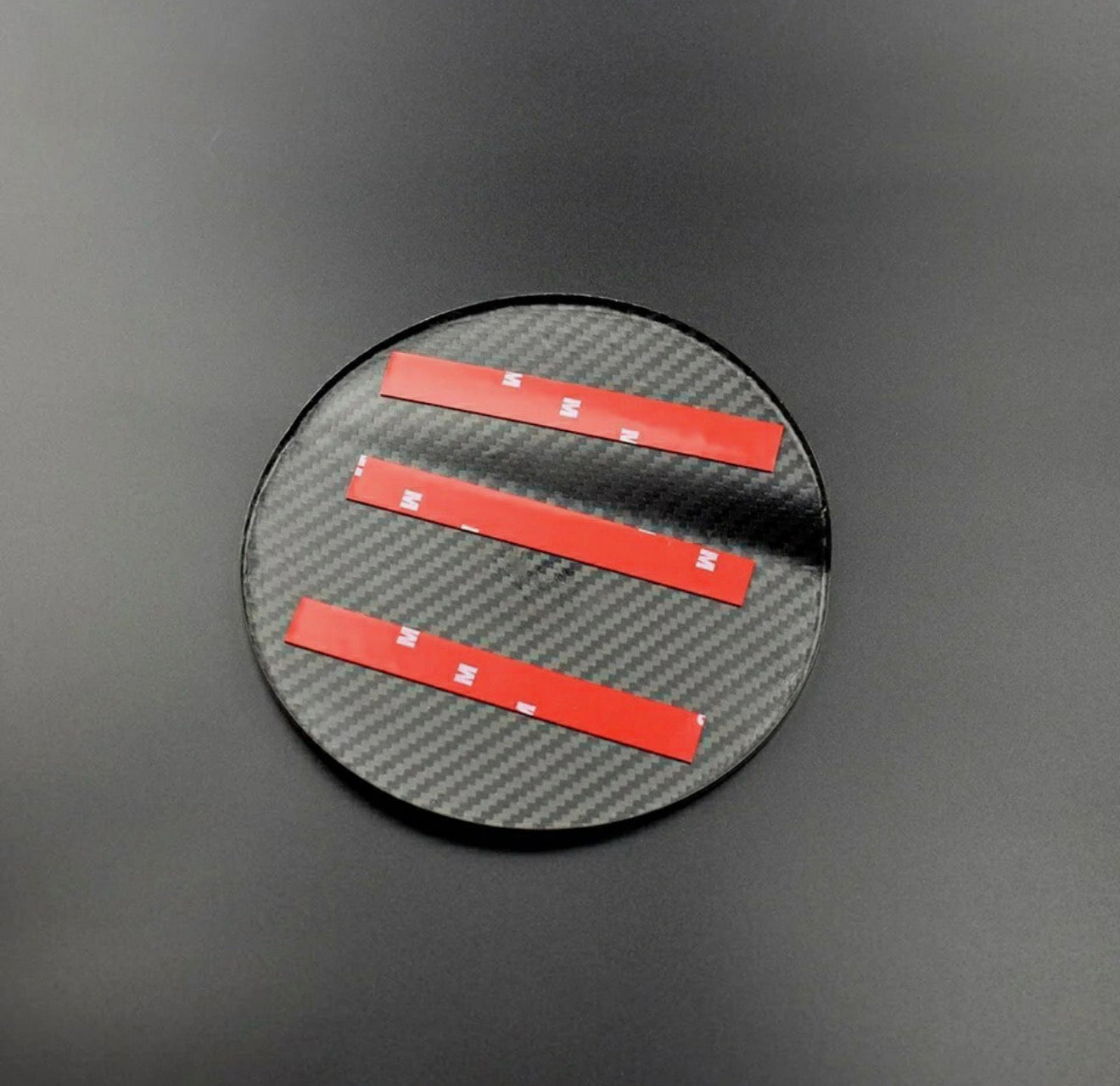 CARBON FIBER GAS FUEL TANK DOOR COVER CAP - FORD MUSTANG (2015–2023)