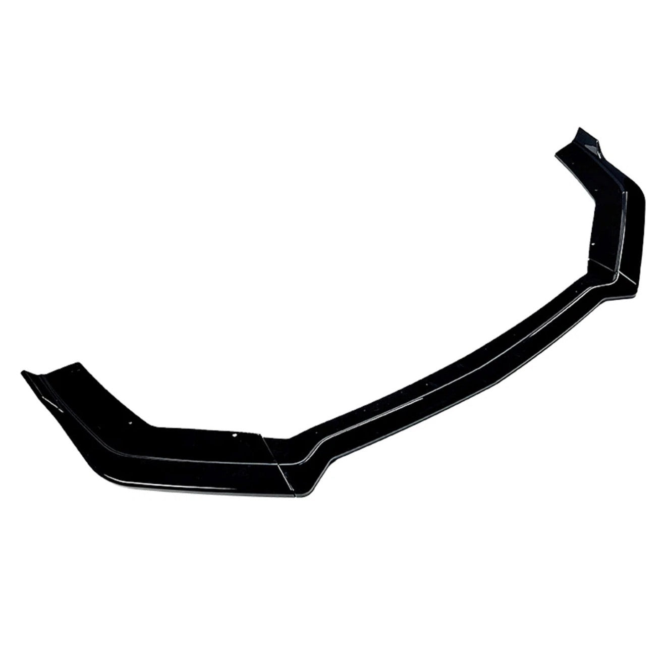 GT STYLE GLOSS BLACK FRONT BUMPER LIP SPLITTER - FORD MUSTANG (2018–2023)