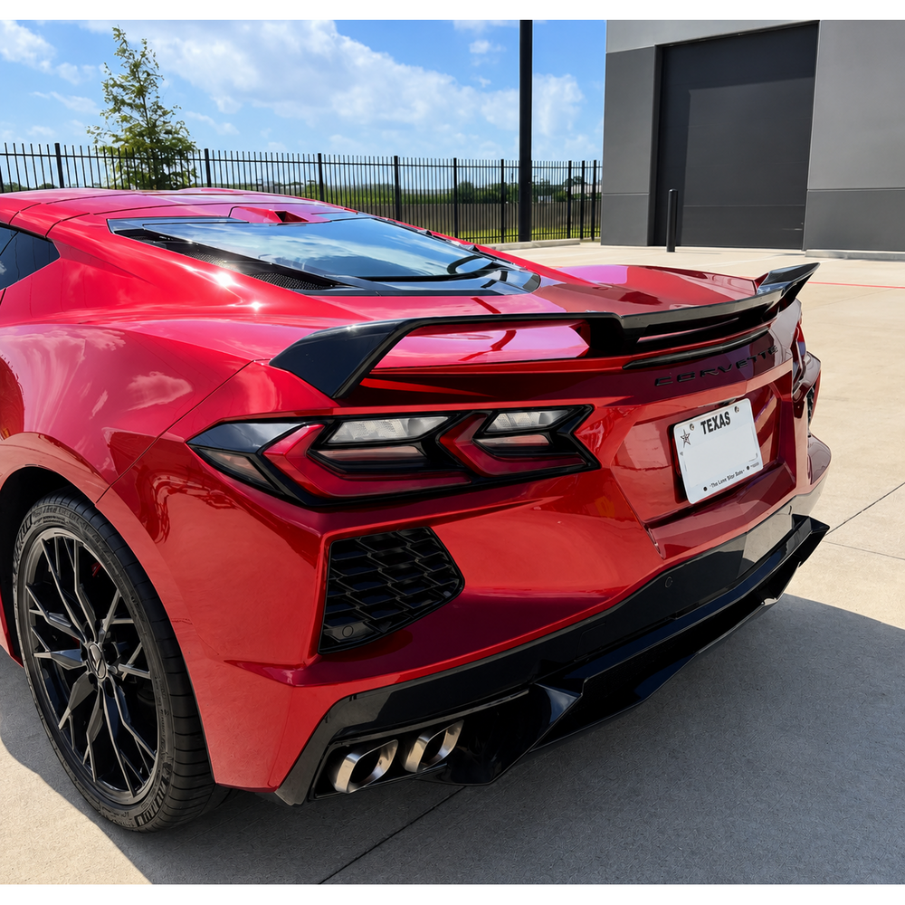 2020–2026 Chevrolet Corvette C8 Stingray OE Style Gloss Black Rear Spoiler