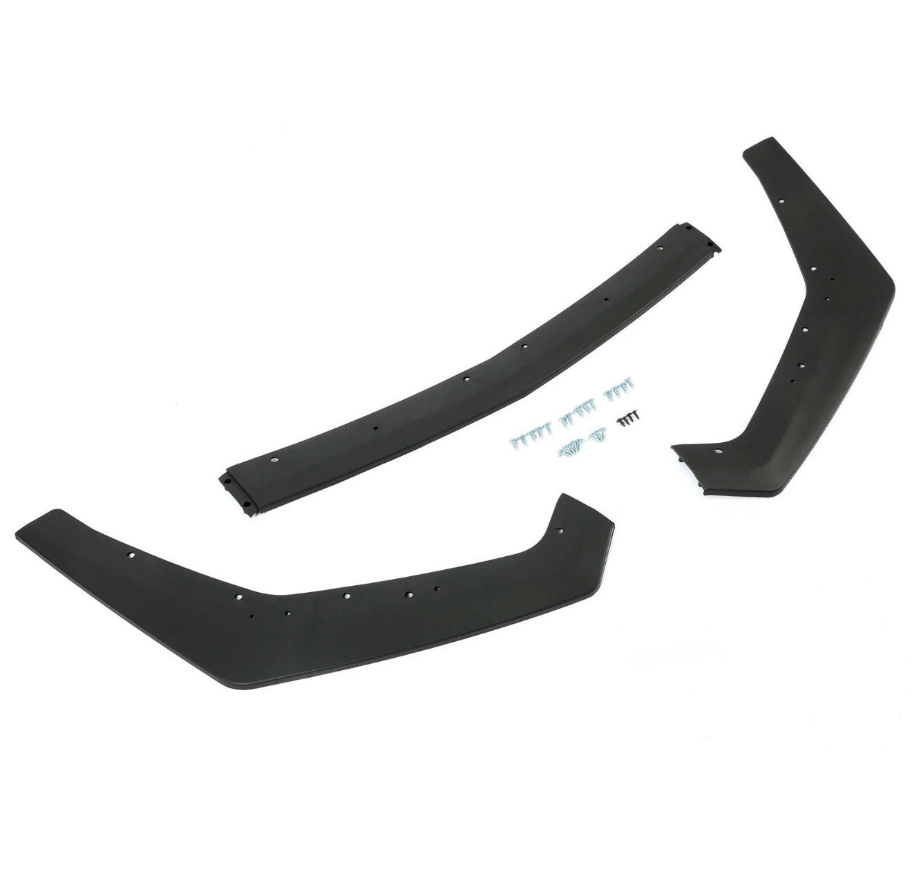 AAD MATTE BLACK FRONT BUMPER LIP SPLITTER - FORD MUSTANG GT (2018–2023)
