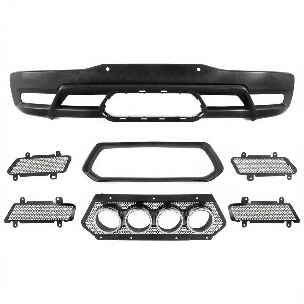 2020–2025 Chevrolet Corvette C8 Z06 Style Rear Diffuser Exhaust with Muffler Tips