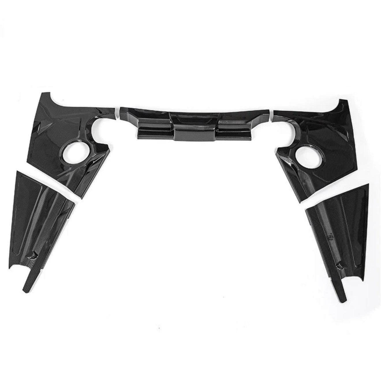 2020–2026 Chevrolet Corvette C8 Carbon Fiber Engine Bay Panel Cover