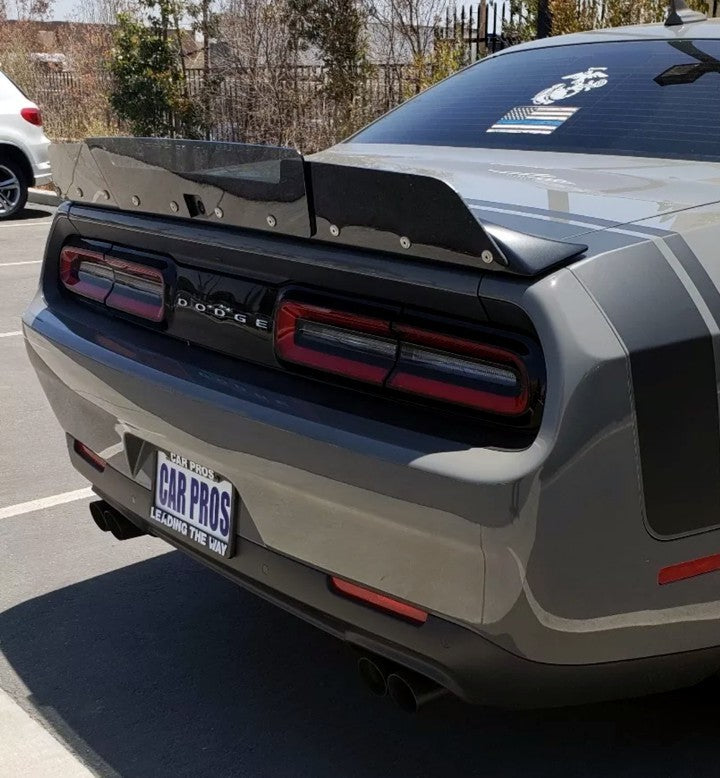 Hellcat Style Wickerbill Trunk Wing Spoiler – Dodge Challenger (2015–2023)