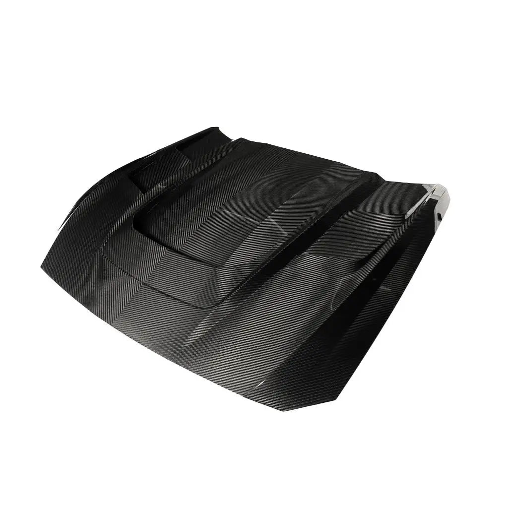 TERMINATOR STYLE CARBON FIBER HOOD - FORD MUSTANG GT (2024+)