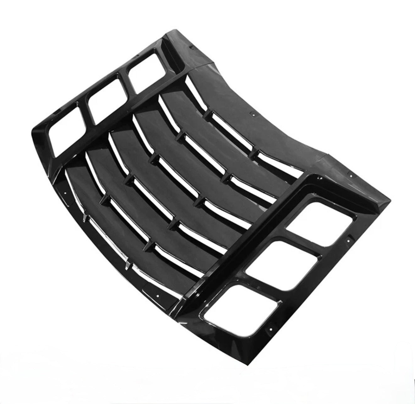 MP CONCEPTS REAR WINDOW LOUVERS GLOSS BLACK - DODGE CHARGER (2011–2023)
