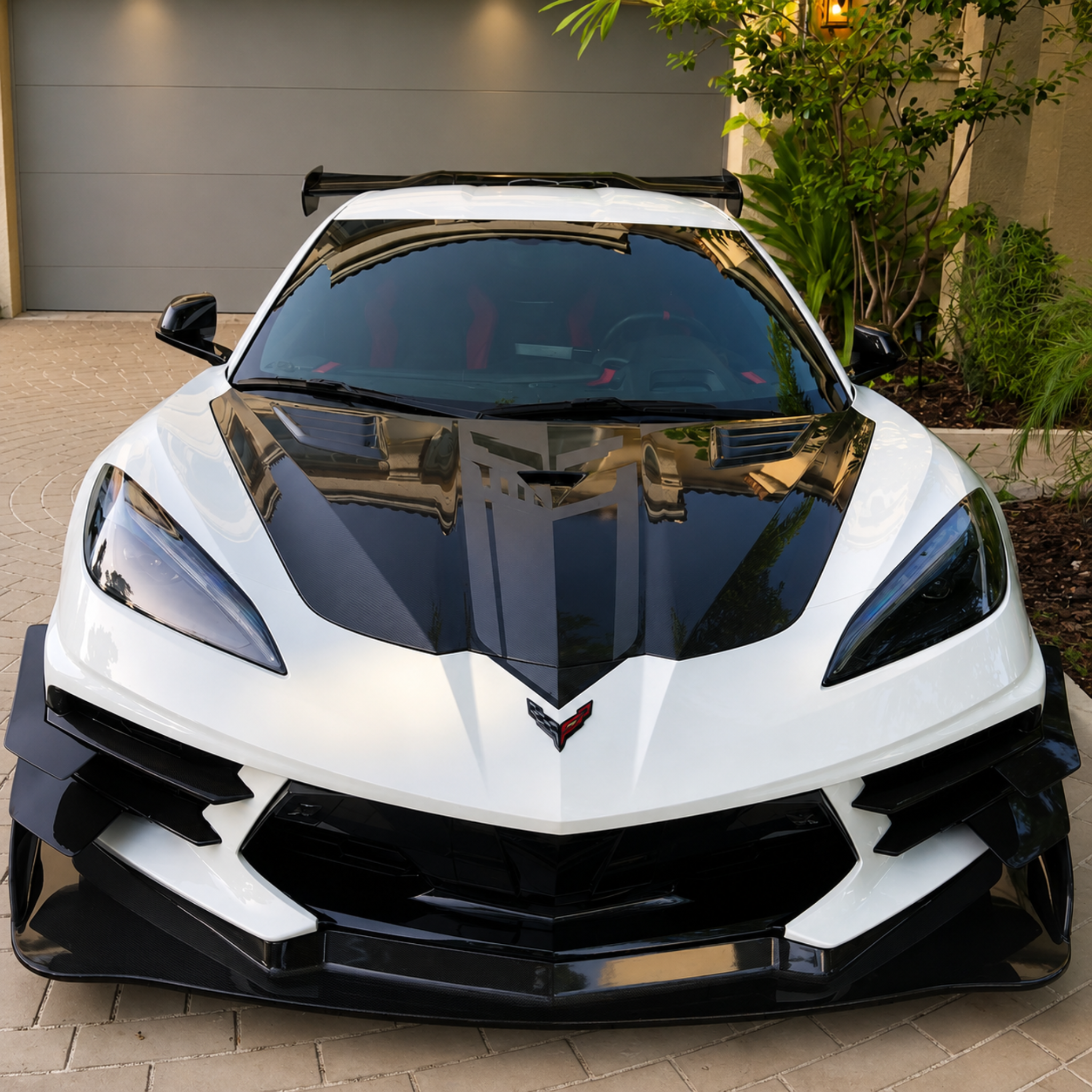 Chevrolet Corvette C8 IMP Style Gloss Black Front Lip