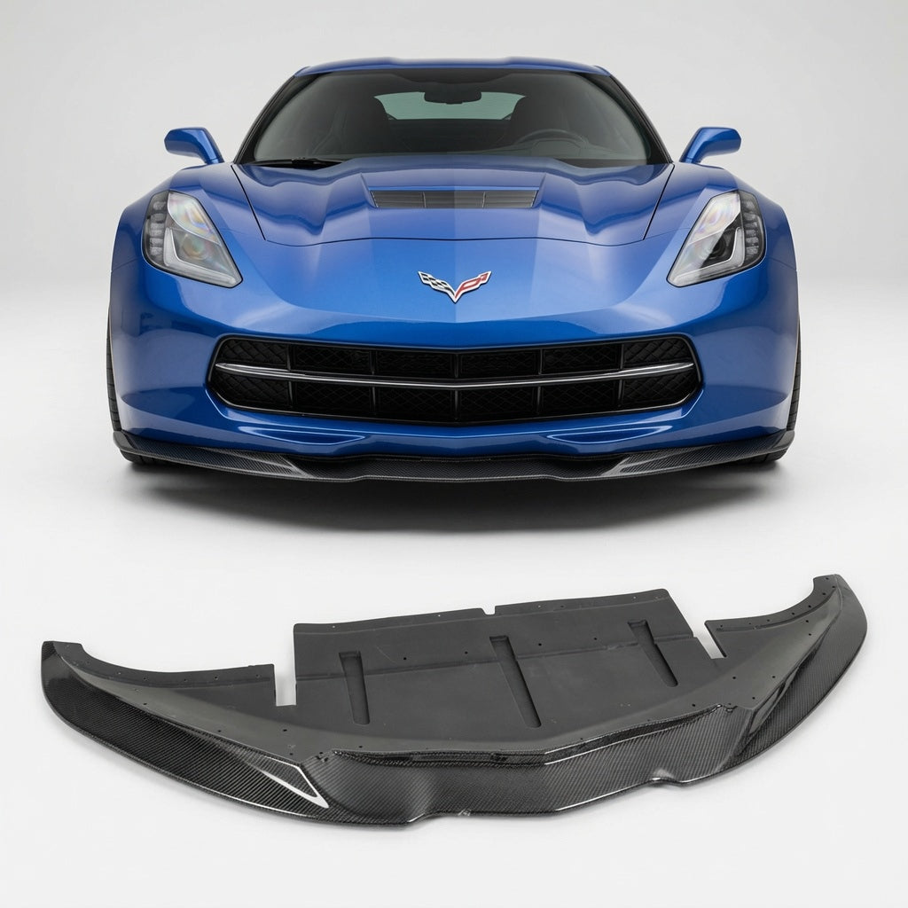 AAD CARBON FIBER PERFORMANCE FRONT LIP - CHEVROLET CORVETTE C7 STINGRAY (2014–2019)