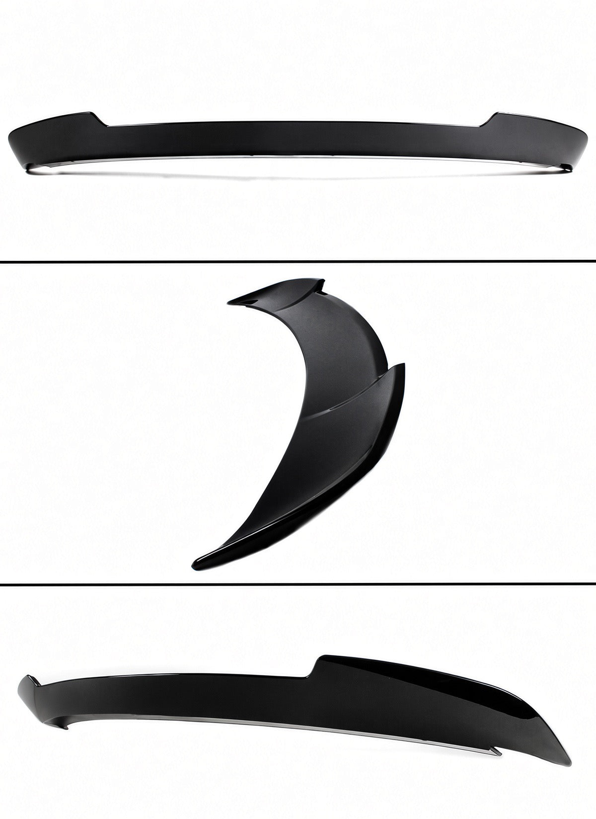 GLOSS BLACK ABS REAR DECK LID SPOILER - FORD MUSTANG (2015–2023)