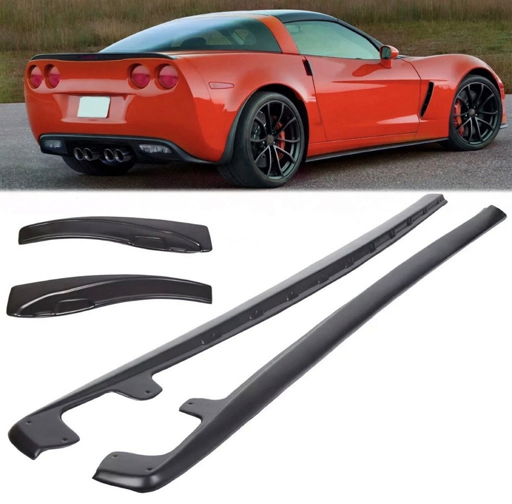 GRAND SPORT / Z06 / ZR1 SIDE SKIRTS - CHEVROLET CORVETTE C6 (2005–2013)