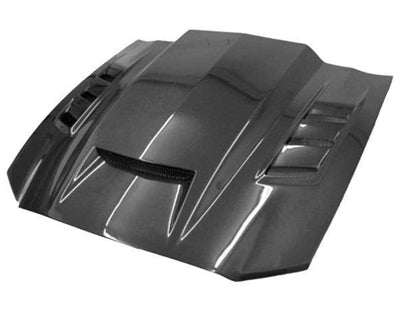 VIS RACING TERMINATOR STYLE CARBON FIBER HOOD - FORD MUSTANG (2011–2014)