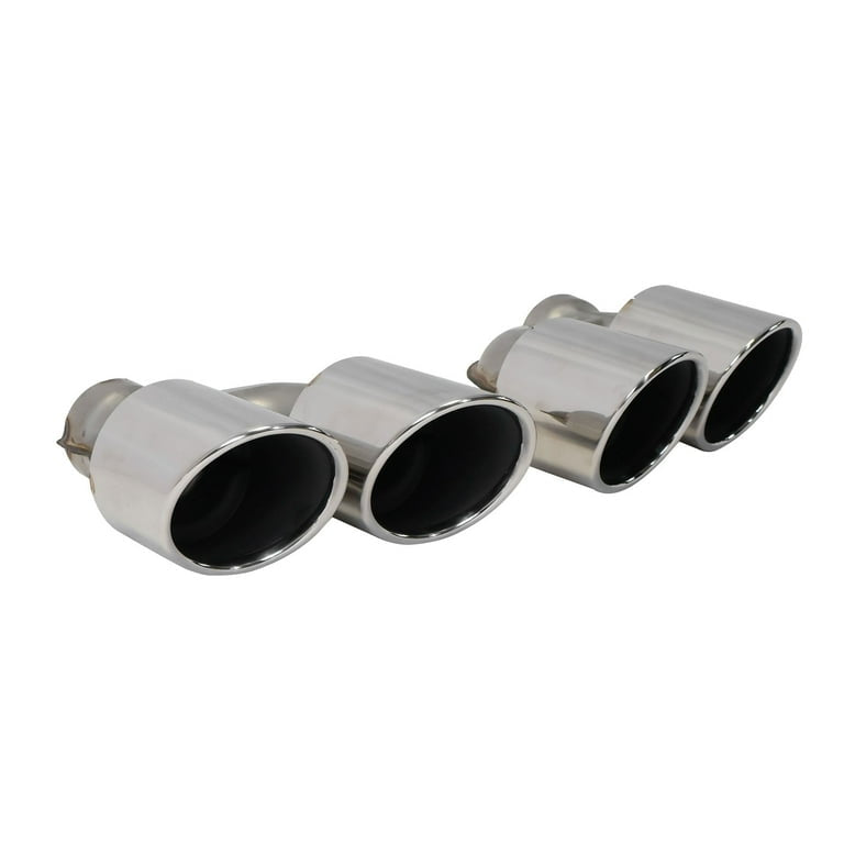 AAD STYLE GLOSS BLACK REAR DIFFUSER WITH QUAD STAINLESS STEEL EXHAUST TIPS - CHEVROLET CAMARO LT / LS (2014–2015)