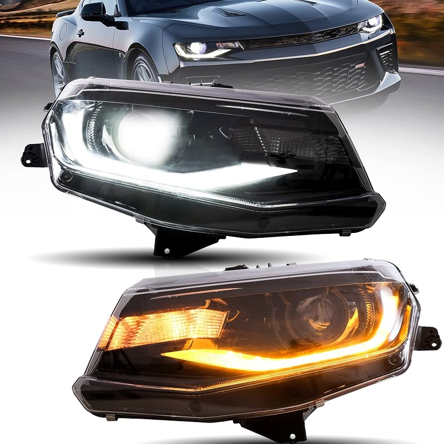 AAD Style LED Dual Beam Projector Headlights – Chevrolet Camaro 2016-2022