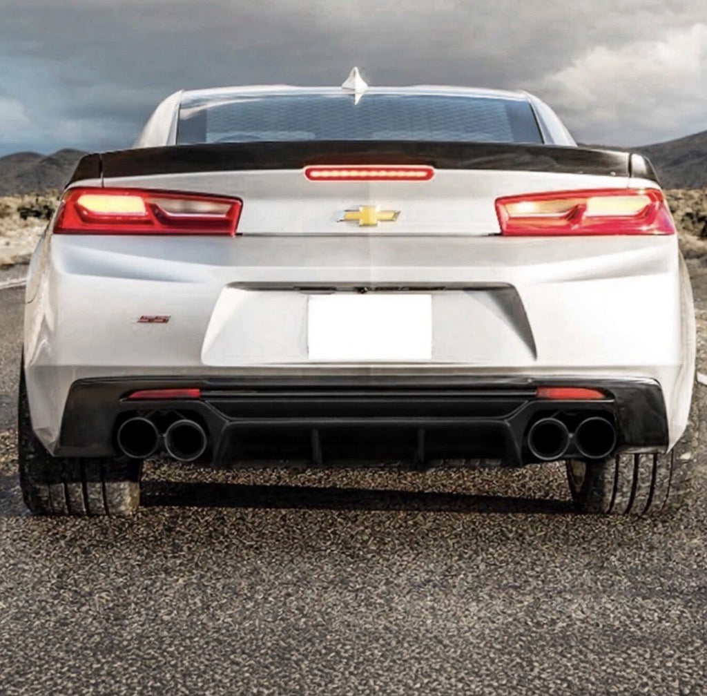 QUAD EXHAUST REAR BUMPER DIFFUSER - CHEVROLET CAMARO (2016–2024)