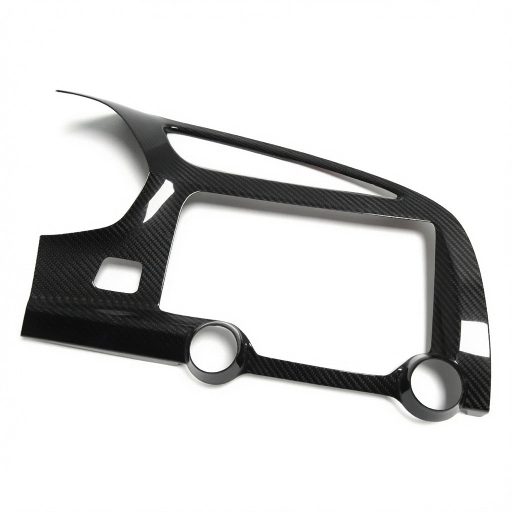 CARBON FIBER MULTIMEDIA DASH TRIM COVER - CHEVROLET CORVETTE C7 (2014–2019)
