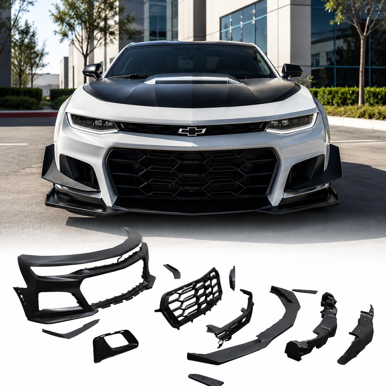 ZL1 1LE TRACK PACKAGE FRONT BUMPER CONVERSION KIT - CHEVROLET CAMARO (2016–2018)