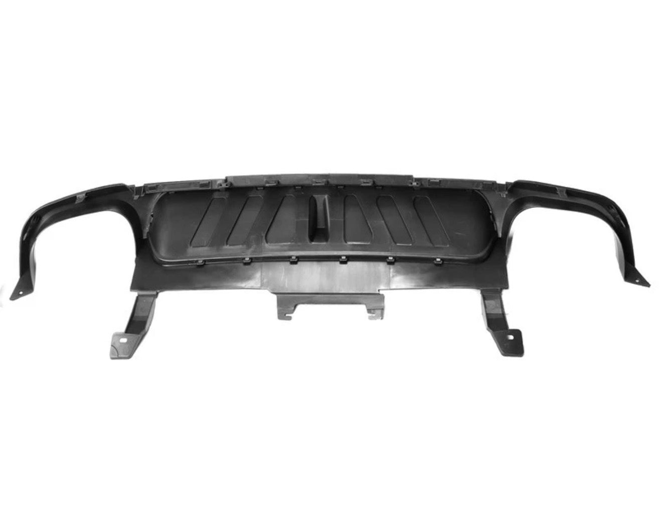 V2 MATTE BLACK REAR DIFFUSER - FORD MUSTANG GT500 (2013–2014)