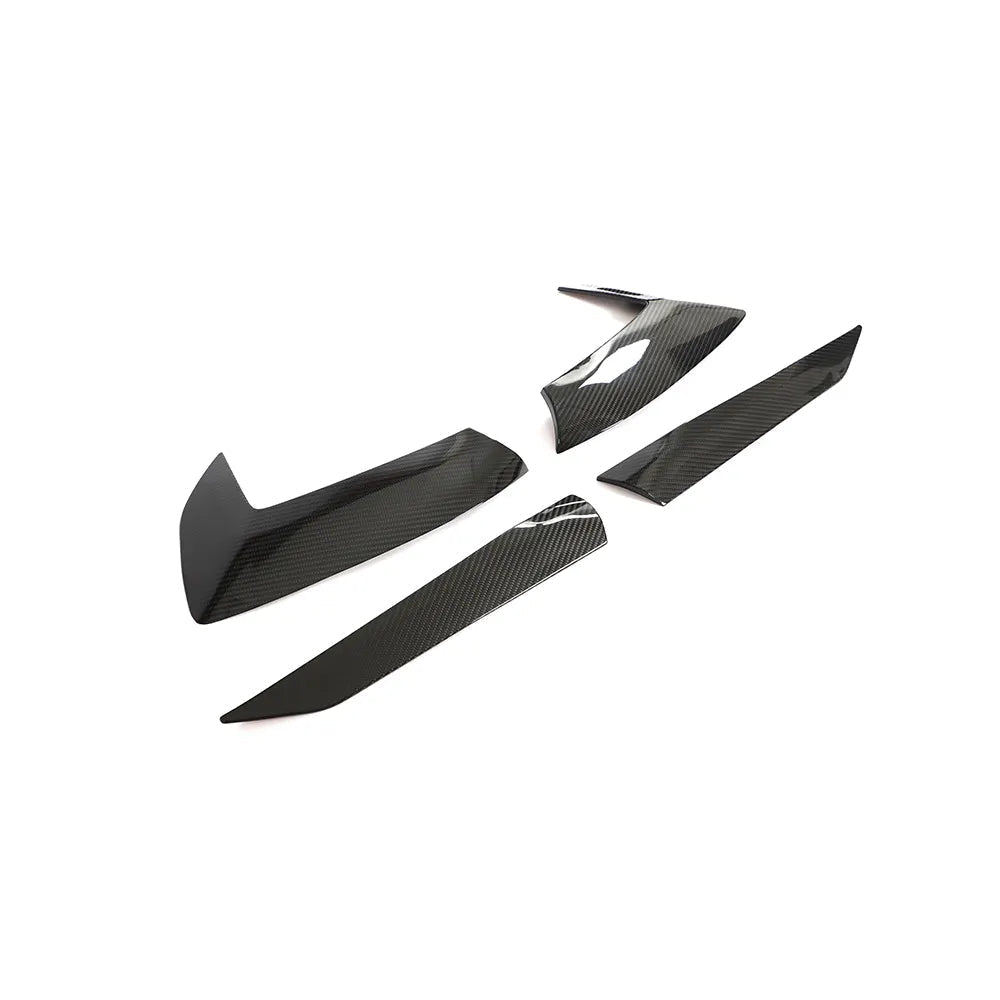 2020+ Chevrolet Corvette C8 Carbon Fiber Side Fender Vent Trim Covers
