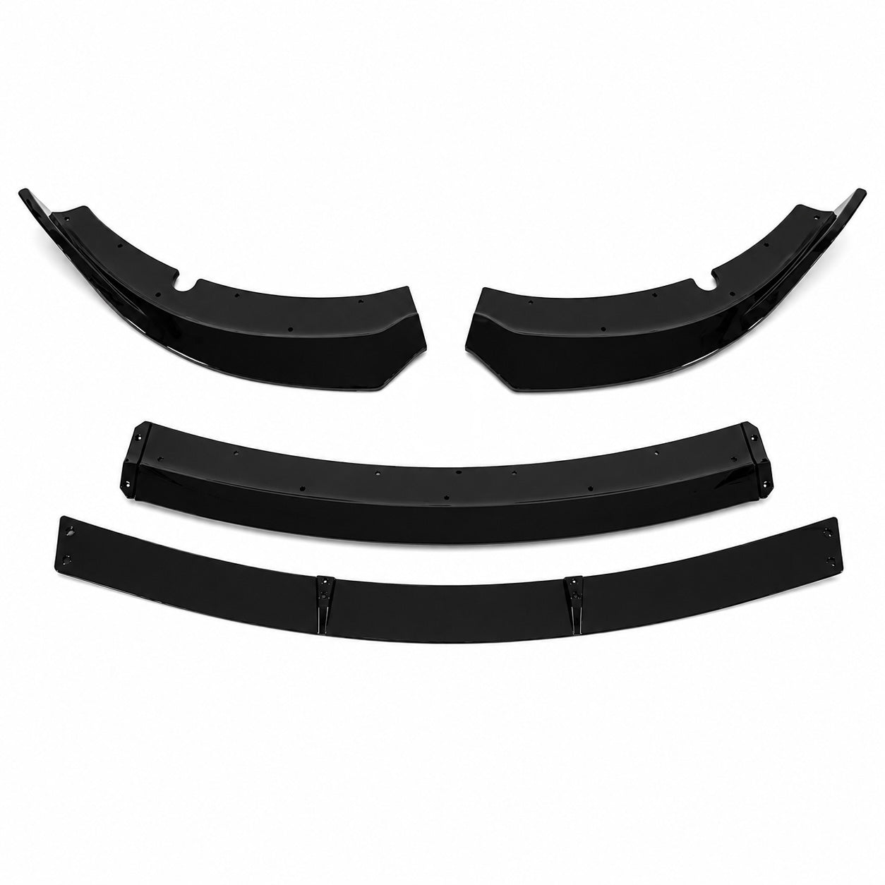 V3 GLOSS BLACK FRONT BUMPER LIP SPLITTER - DODGE CHARGER SRT (2015–2023)