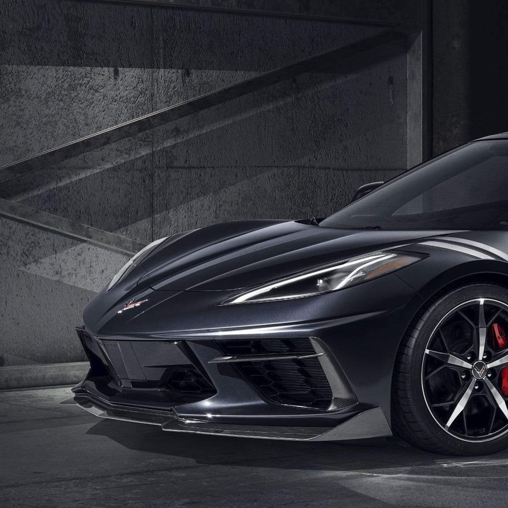 AAD Performance 5VM Style Carbon Fiber Front Lip Spoiler - Corvette C8