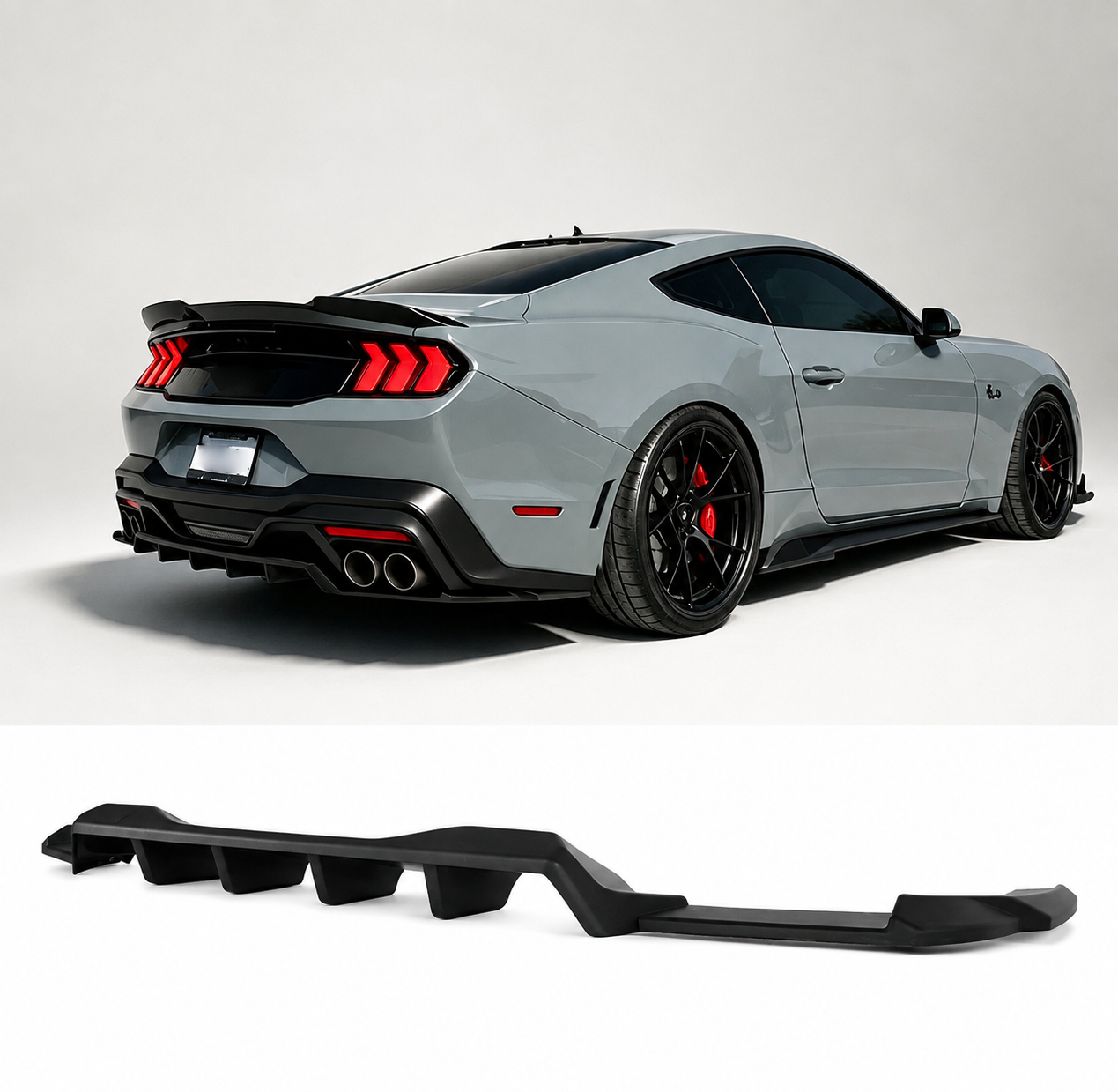V3 REAR BUMPER DIFFUSER - FORD MUSTANG (2024+)