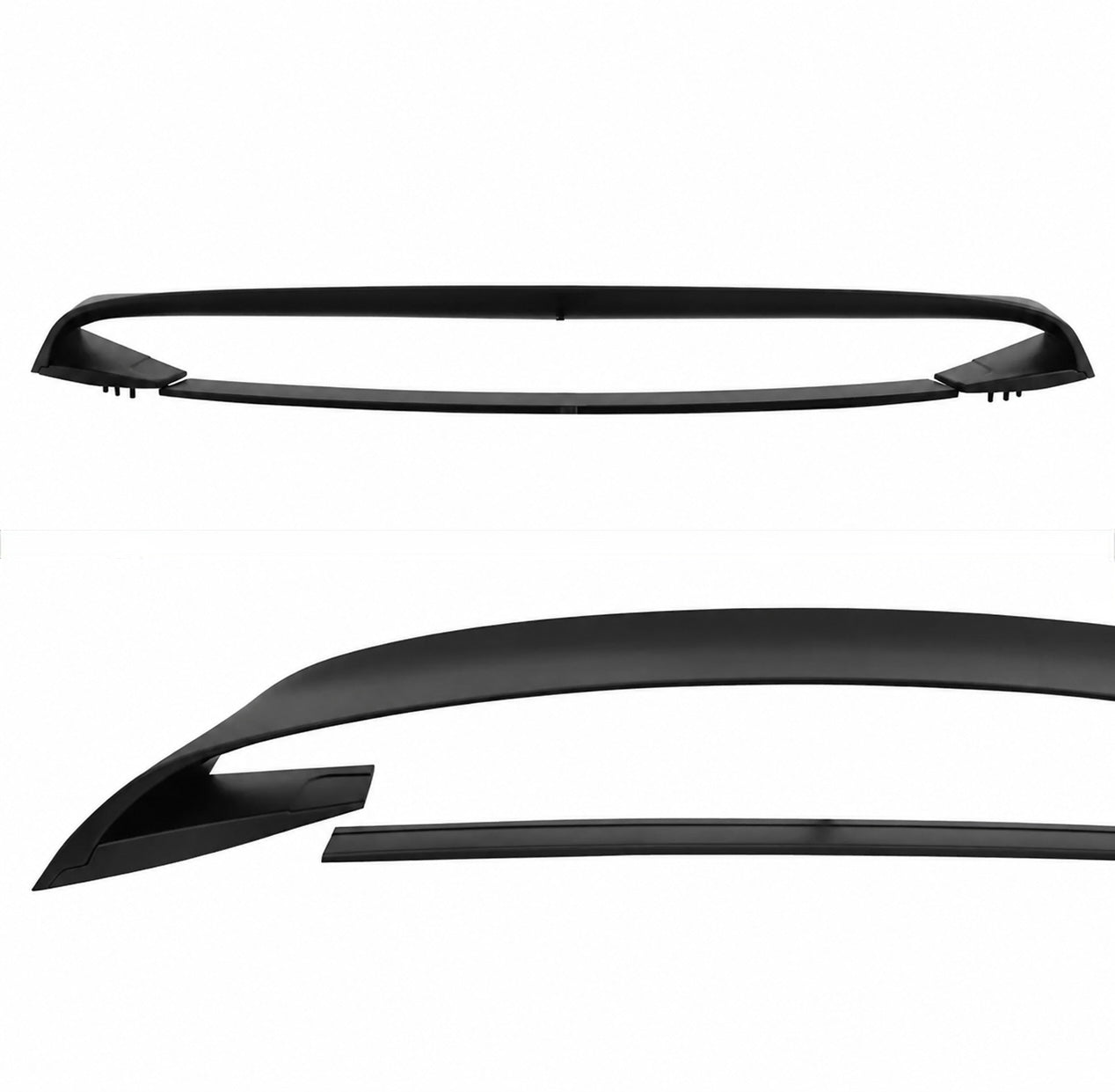 GT350R STYLE MATTE BLACK REAR TRUNK SPOILER WING - FORD MUSTANG (2015–2023)