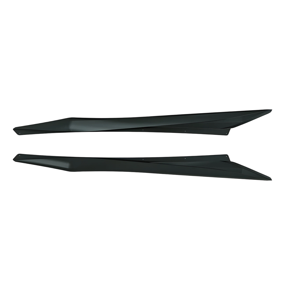 2020–2026 Chevrolet Corvette C8 Z51 Style Gloss Black Side Skirt Extensions