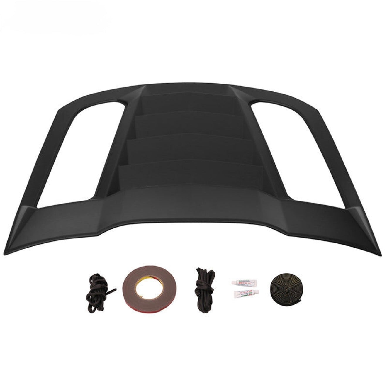 ABS PLASTIC REAR WINDOW LOUVERS - FORD MUSTANG COUPE (2015–2023)