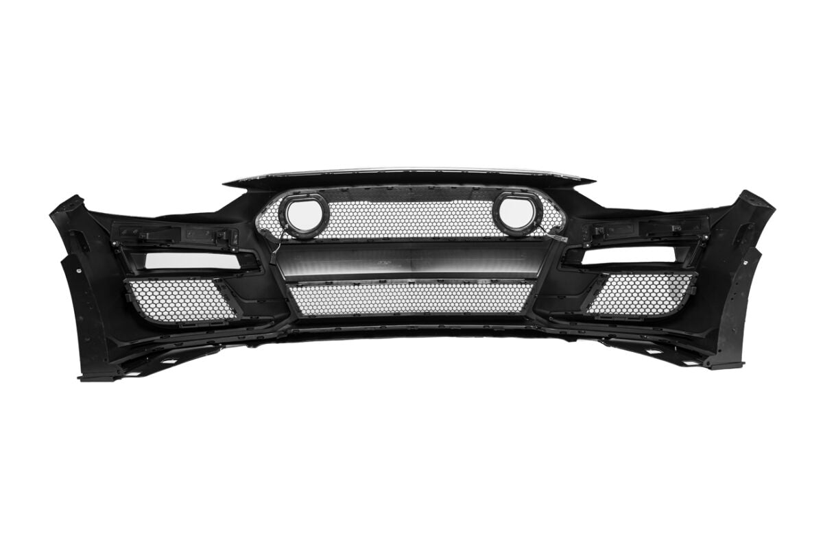GT500 STYLE FRONT BUMPER CONVERSION KIT WITH LED GRILLE - FORD MUSTANG (2018–2023)